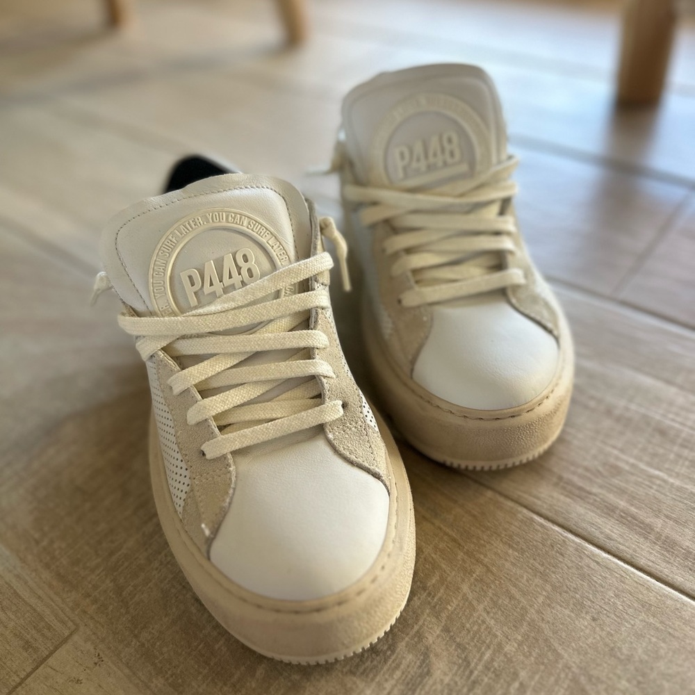 P448 Women’s Aerial Cream Sneakers